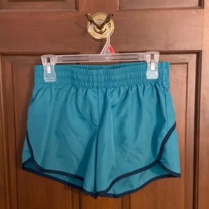Teal shorts